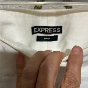 Express Ivory Editor Trousers